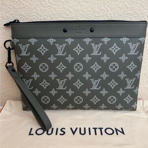Louis Vuitton Olive Monogram Pouch